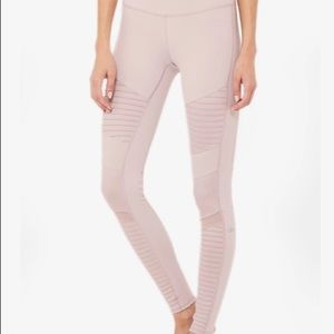 NWT-Alo  High Waist Moto Legging Lavender Cloud